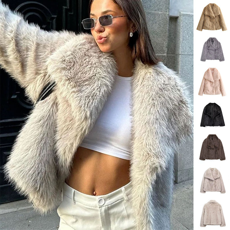 Charlotte | Luksusowy Płaszcz Zimowy z Pluszu