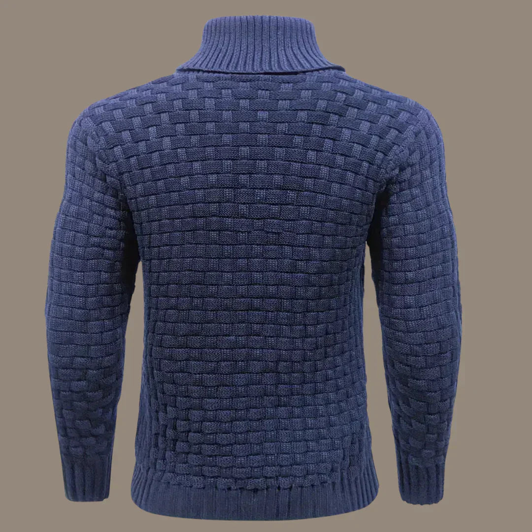 Sweter z Zapięciem na Guziki dla Mężczyzn | Idealny na Co Dzień