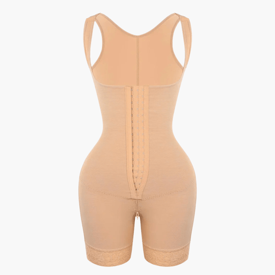 Ulva - Damski Body z Efektem Wcięcia w Talii