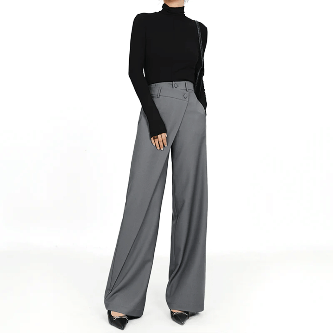 Pien | Eleganckie Szerokie Spodnie dla Odważnego Luksusowego Stylu dla Kobiet