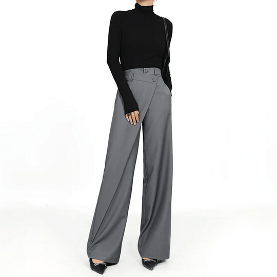 Pien | Eleganckie Szerokie Spodnie dla Odważnego Luksusowego Stylu dla Kobiet
