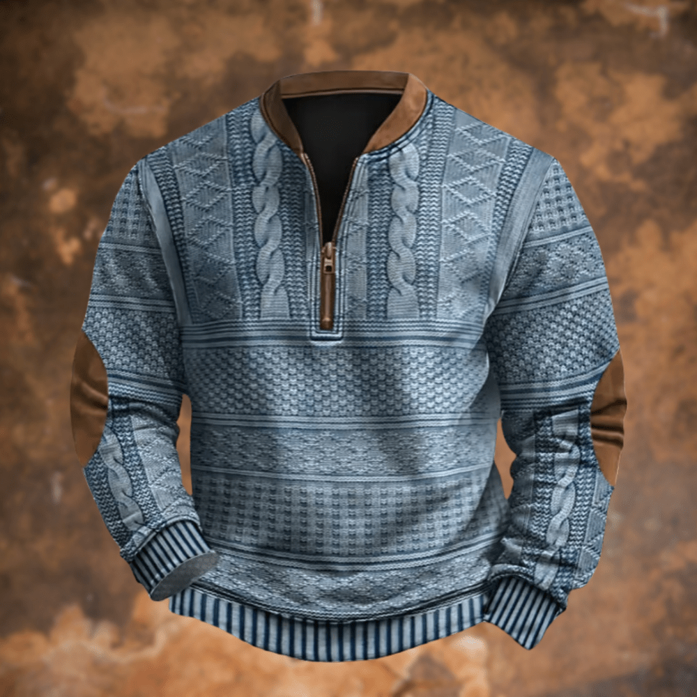 kevin | Sweter z detalem na zamek błyskawiczny