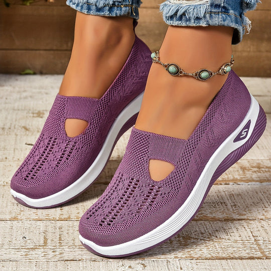 AirStep | Męskie buty ortopedyczne - oddychająca dzianina, wyściółka ortopedyczna