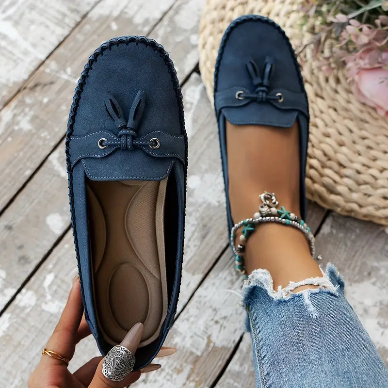 Voxa | Damskie Vintage Loafers - Stylowe Buty Slip-On z Komfortem
