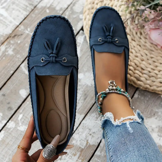 Voxa | Damskie Vintage Loafers - Stylowe Buty Slip-On z Komfortem