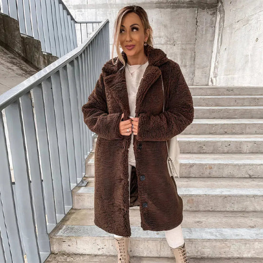 Cozy | Miękki i Ciepły Płaszcz Teddy