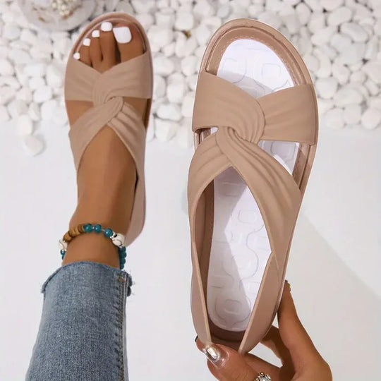 SoleKnots | Kobiece Sandały z Węzłem, Wygodne i Stylowe Letnie Klapki