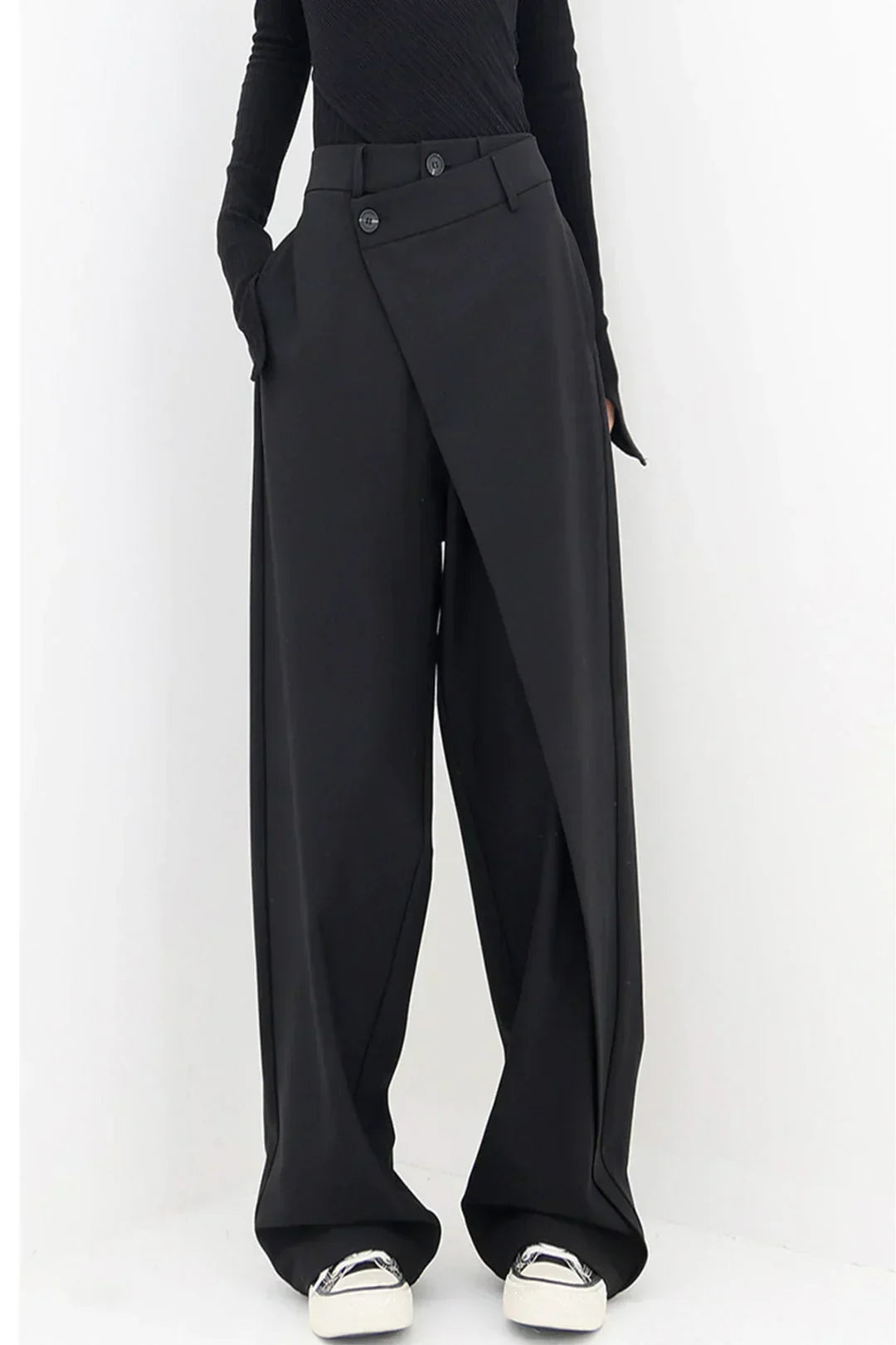 Marleen | Eleganckie Czarne Spodnie Damskie