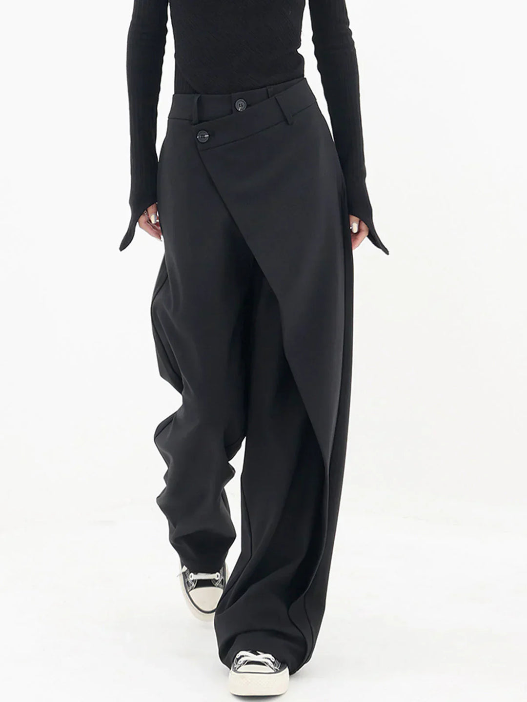 Marleen | Eleganckie Czarne Spodnie Damskie