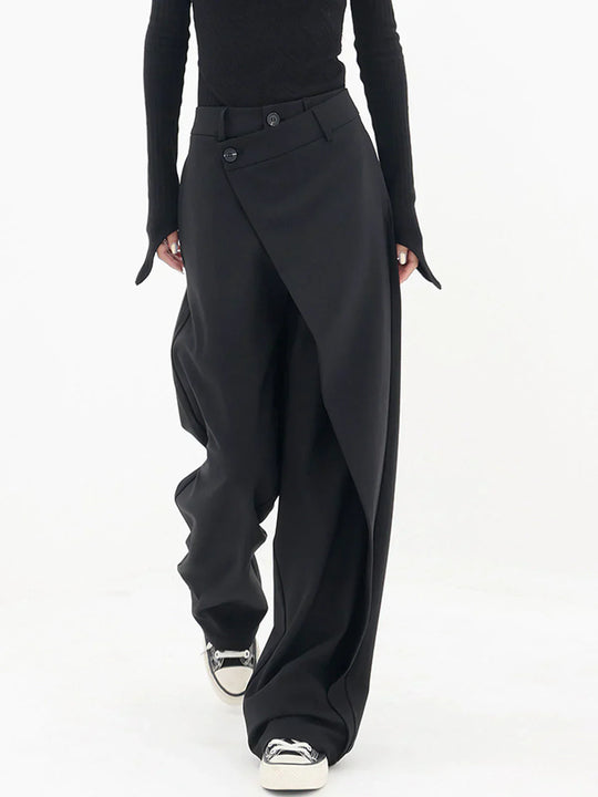 Marleen | Eleganckie Czarne Spodnie Damskie