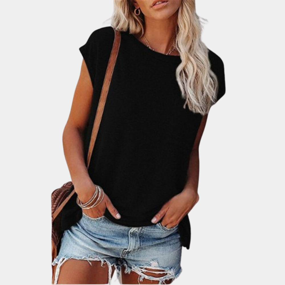 T-Shirt Casual z Krótkim Rękawem dla Kobiet | Idealny na Lato