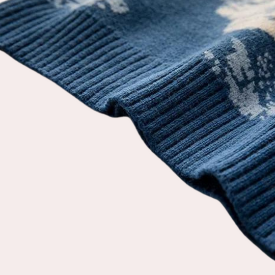 Sweter Z Wzorem Krajobrazu Górskiego Dla Mężczyzn | Idealny Na Chłodne Dni