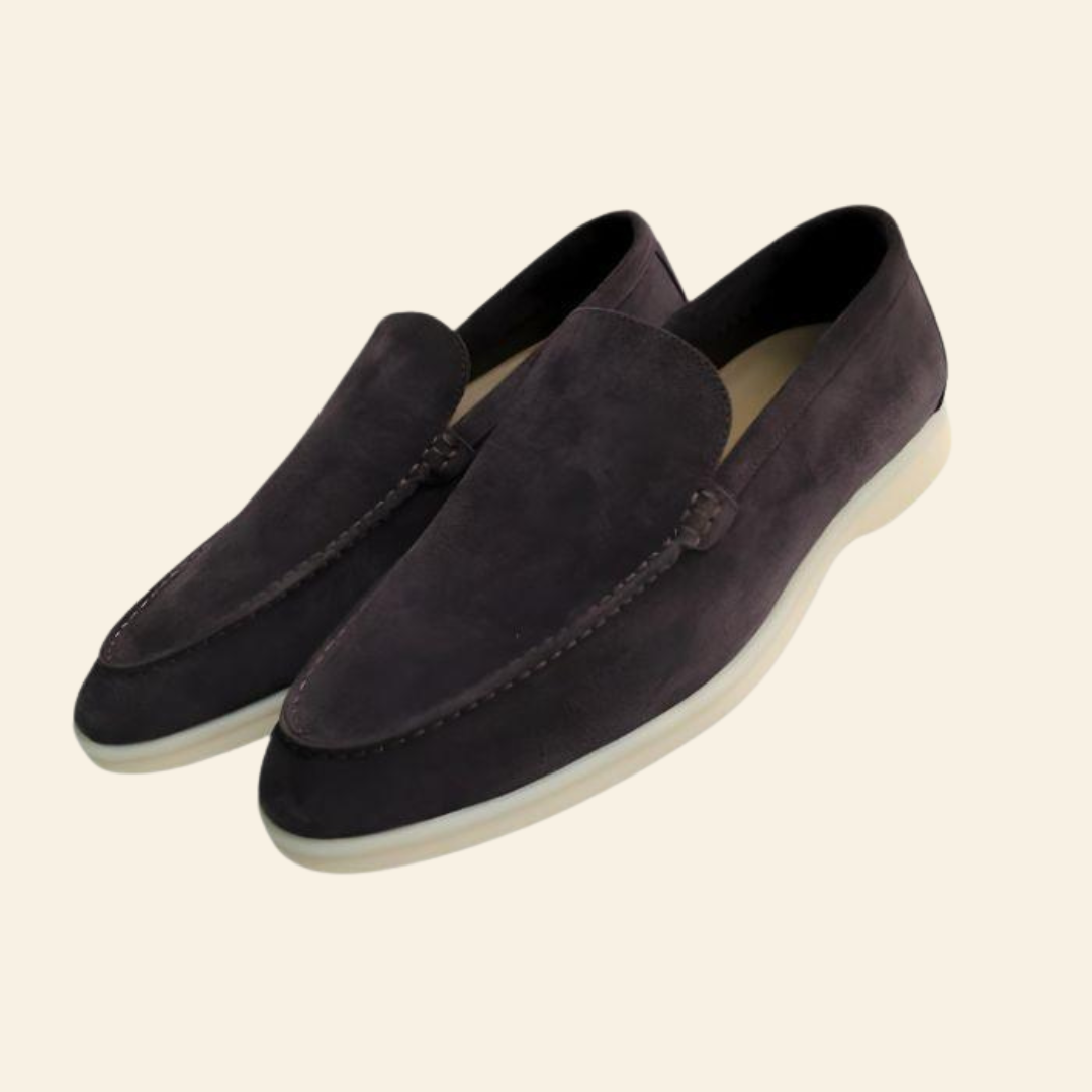 Mężczyźni | Loafers Suede | Klasyczne i Komfortowe | Wsuwane | Styl Ponadczasowy