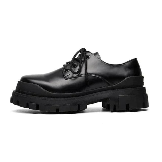 Mężczyźni | Skórzane Buty Sznurowane | Klasyczny Design | Styl Casual i Formalny