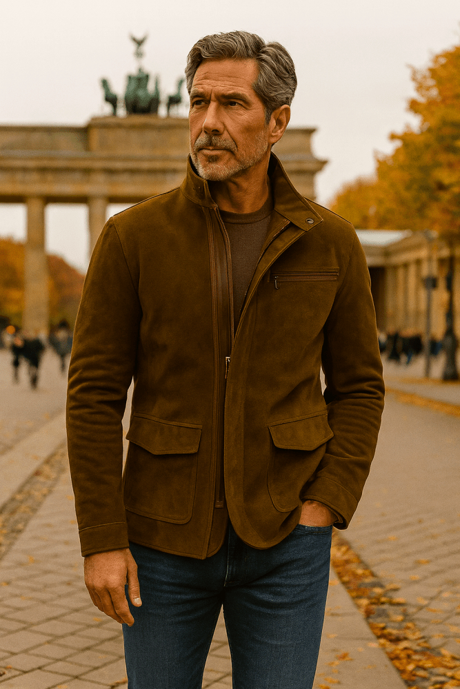 Volker | Kurtka z zamszu