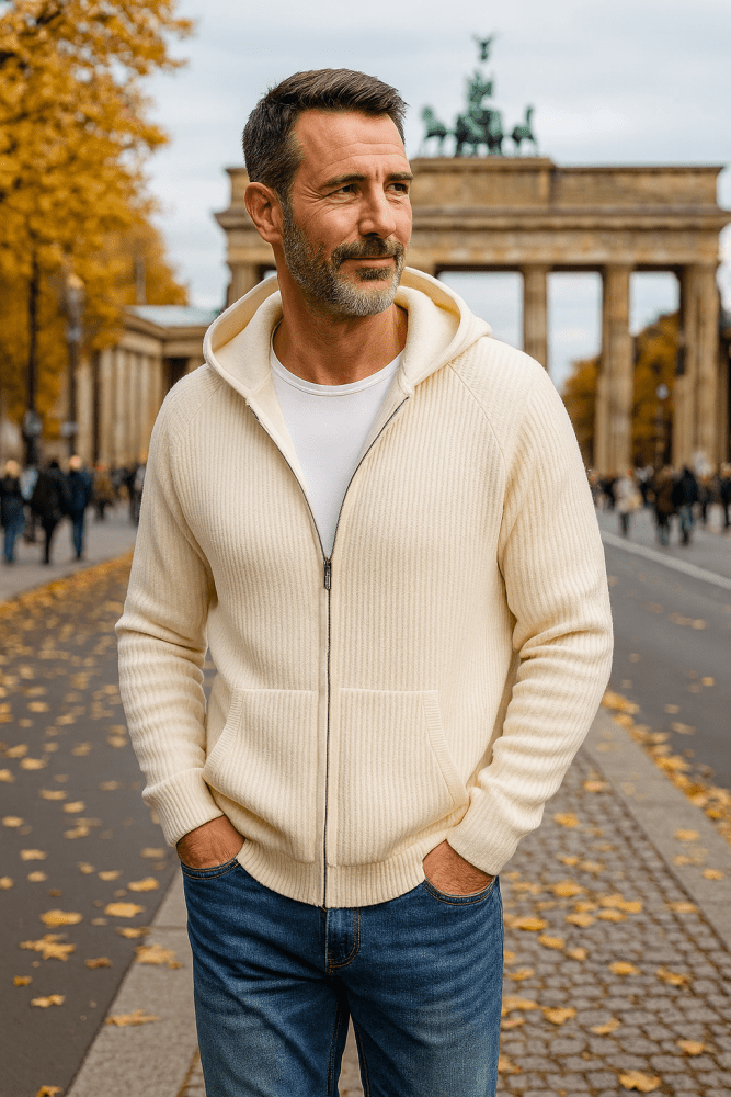 Reiner | Hoodie z wełny merino