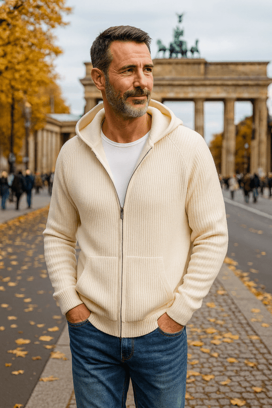 Reiner | Hoodie z wełny merino