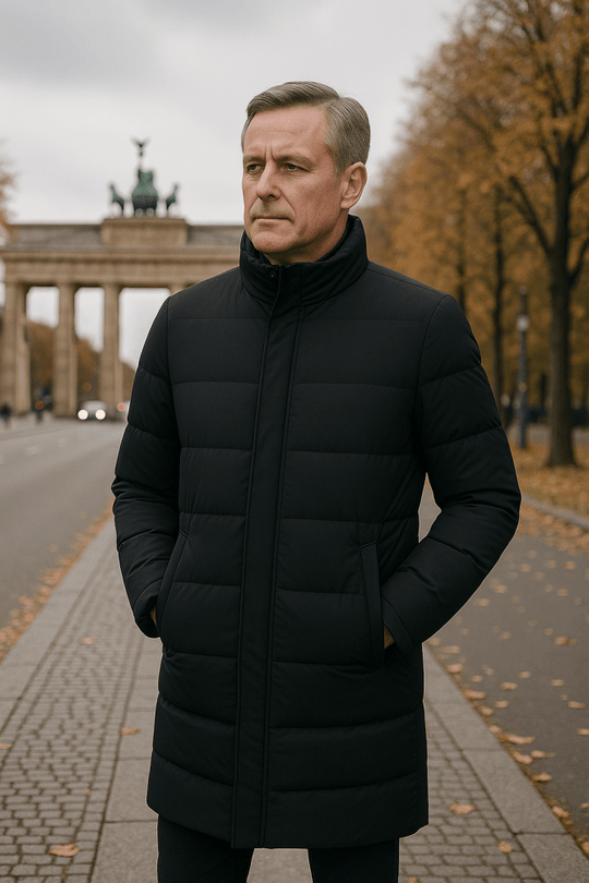 Magnus | Kurtka Puchowa z Kapturem