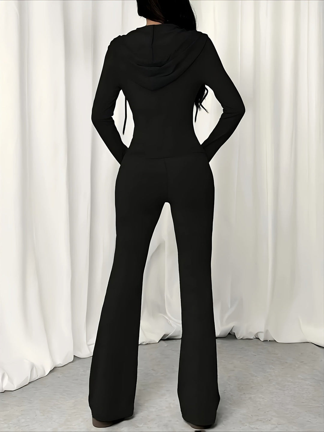 Kobieta | Zestaw Stylowy | Krój Slim Fit | Komplet 2-Częściowy | Styl Nowoczesny