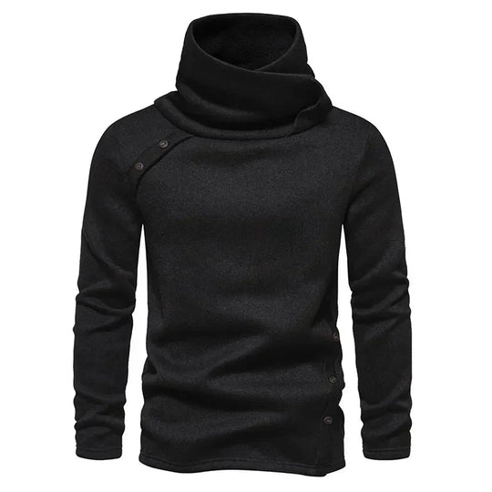 Sweter z Wysokim Kołnierzem Klasyczny dla Mężczyzn | Idealny na Zimę