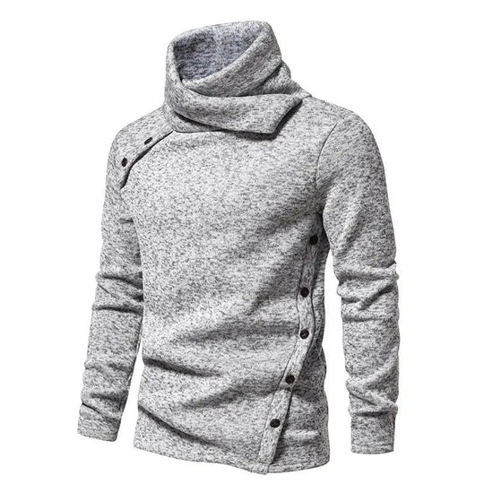 Sweter z Wysokim Kołnierzem Klasyczny dla Mężczyzn | Idealny na Zimę