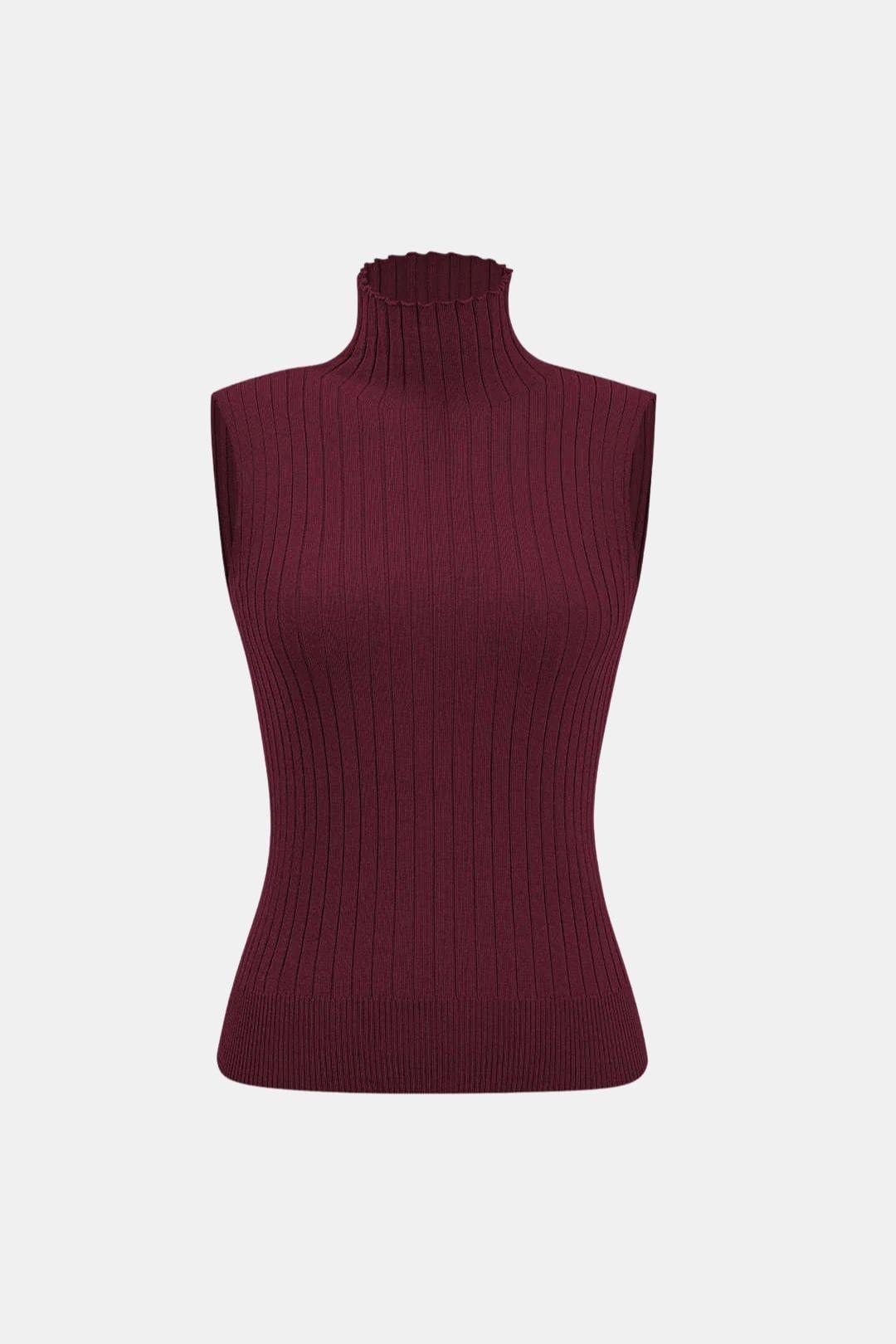 Elisa | Zestaw Top na Ramiączkach, Kardigan i Spodnie | Dopasowana Dzianina, Elegancki Look