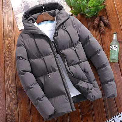 Kurtka męska | puchowa, kaptur