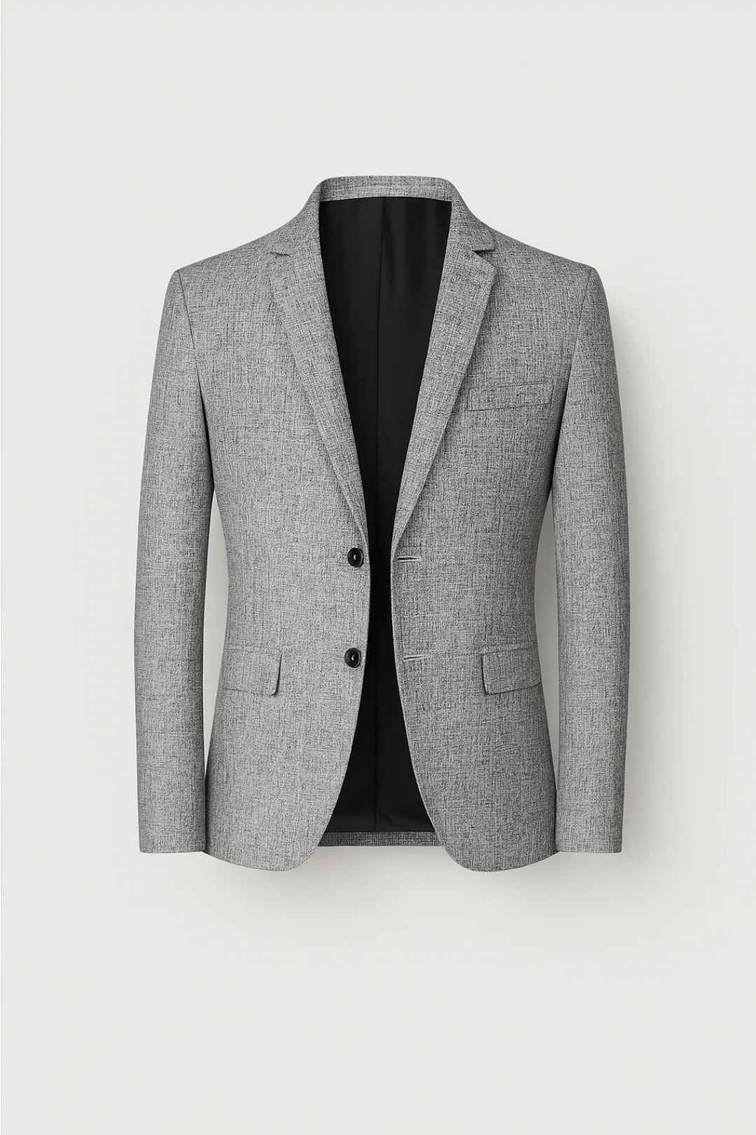 Męska Marynarka | Slimfit & Elegancka | Z Guzikami | Całoroczna