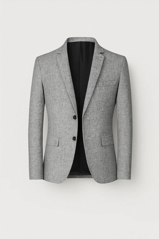 Męska Marynarka | Slimfit & Elegancka | Z Guzikami | Całoroczna