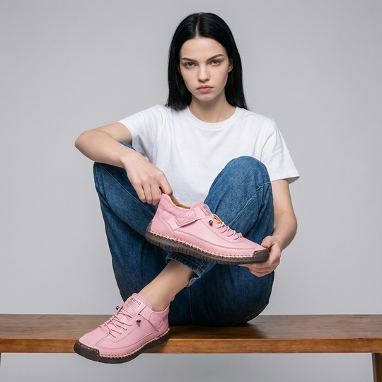 Iris | Damskie Sportowe Sneakersy Ortopedyczne | Lekkie, Oddychające i Amortyzujące | Komfort na Co Dzień