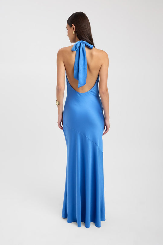 Kobieta | Sukienka Maxi | Głęboki Dekolt | Odkryte Plecy | Elegancki Krój