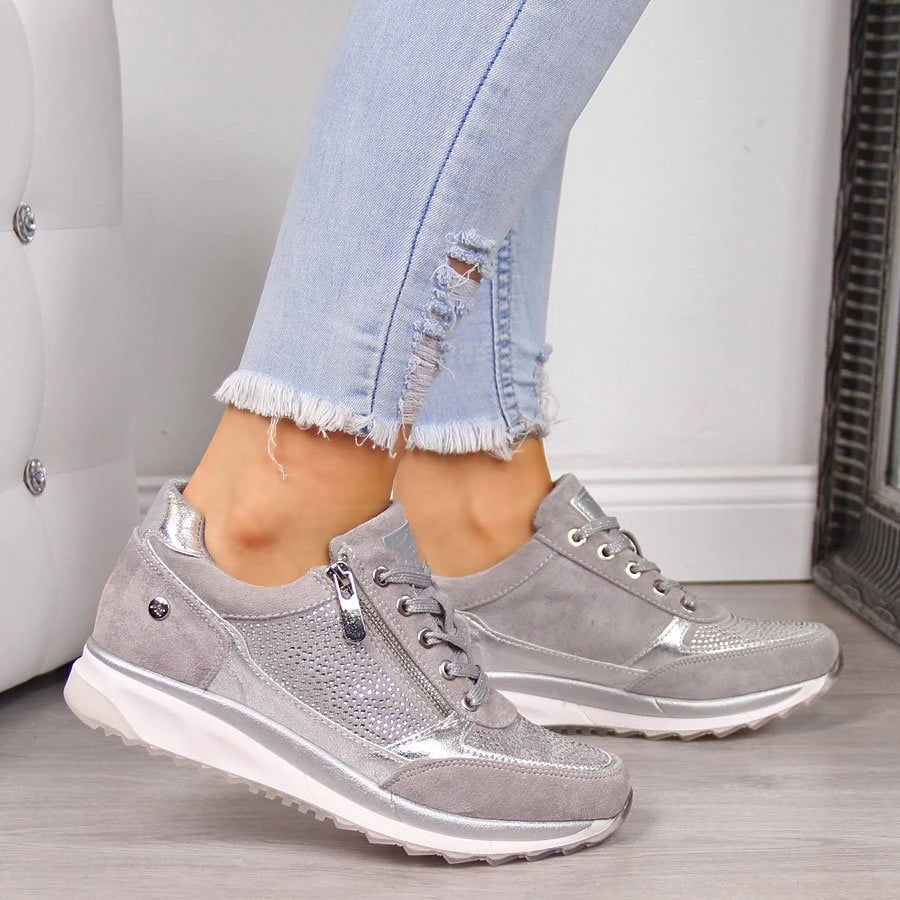 Kaia | Damskie Buty Ortopedyczne z Elastyczną Podeszwą | Oddychające i Amortyzujące | Komfort na Co Dzień
