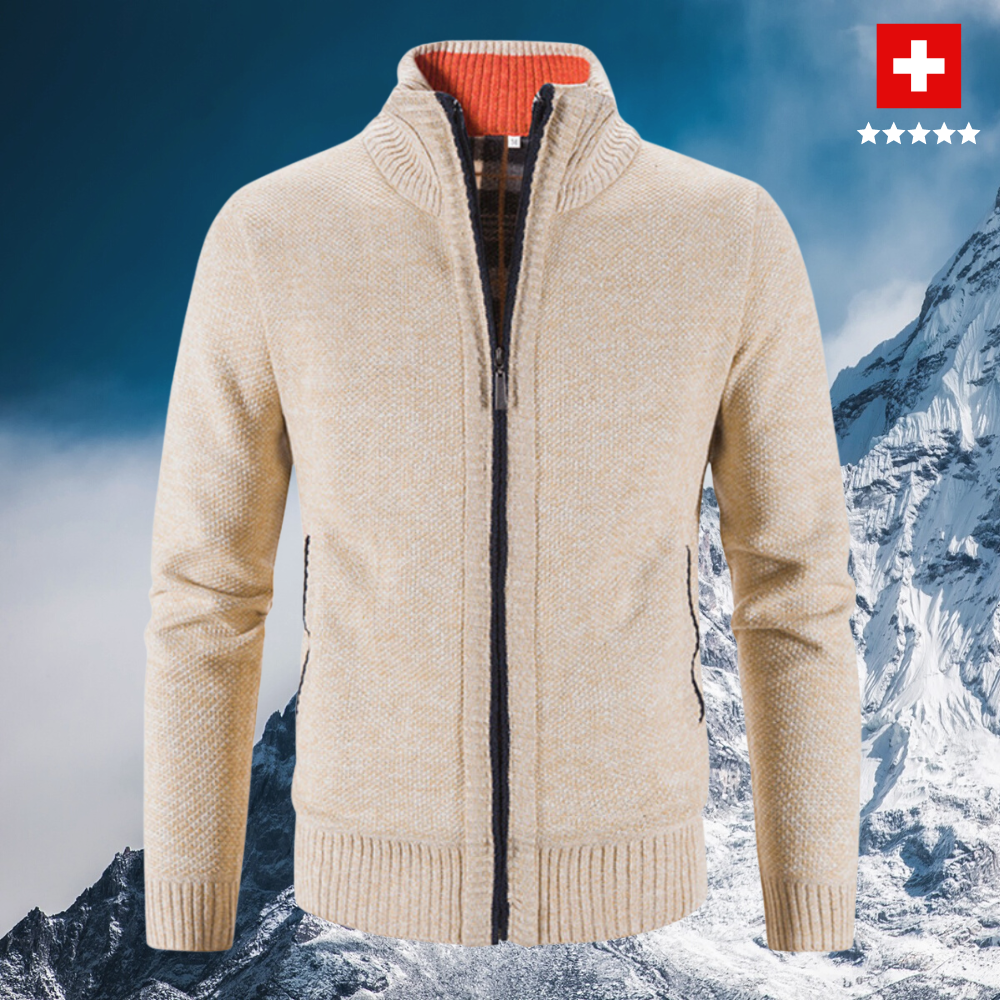 Sweter D'Hiver z Klasycznym Krojem dla Mężczyzn | Idealny na Zimne Dni