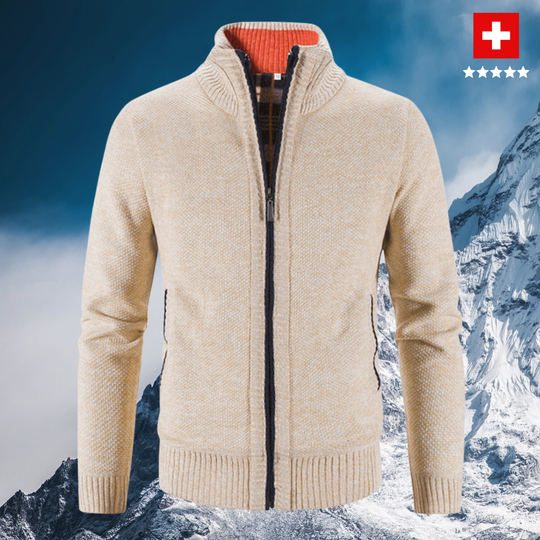 Sweter D'Hiver z Klasycznym Krojem dla Mężczyzn | Idealny na Zimne Dni