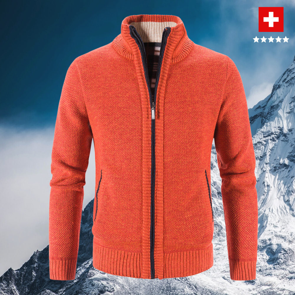 Sweter D'Hiver z Klasycznym Krojem dla Mężczyzn | Idealny na Zimne Dni