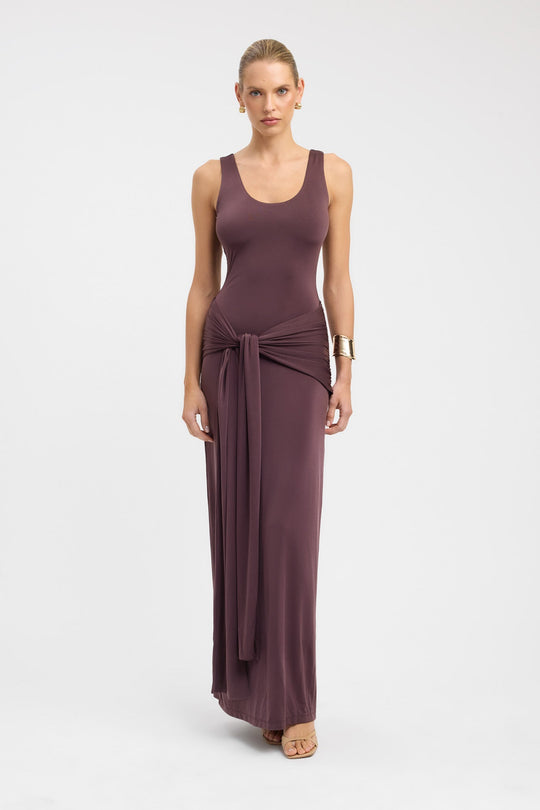 Kobieta | Sukienka Maxi | Prosta Sylwetka | Miękkie Dopasowanie | Codzienna Elegancja