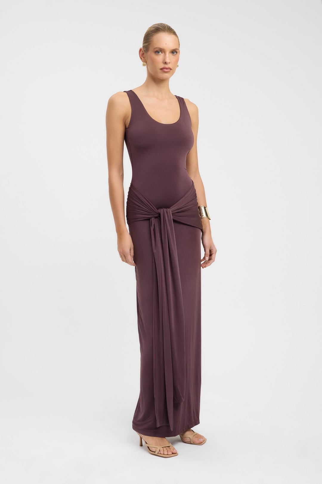 Kobieta | Sukienka Maxi | Prosta Sylwetka | Miękkie Dopasowanie | Codzienna Elegancja