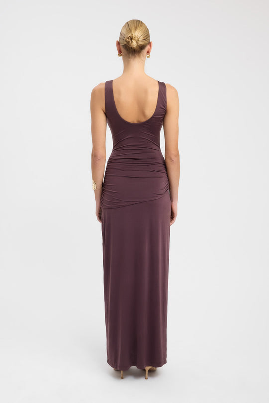 Kobieta | Sukienka Maxi | Prosta Sylwetka | Miękkie Dopasowanie | Codzienna Elegancja