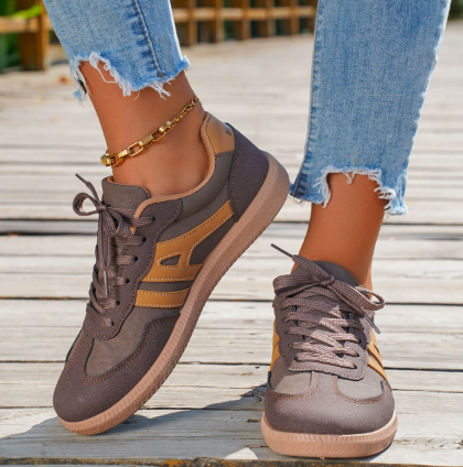 Venera | Damskie Ortopedyczne Sneakersy z Zamszu - Wsparcie dla Stopy, Lekkie