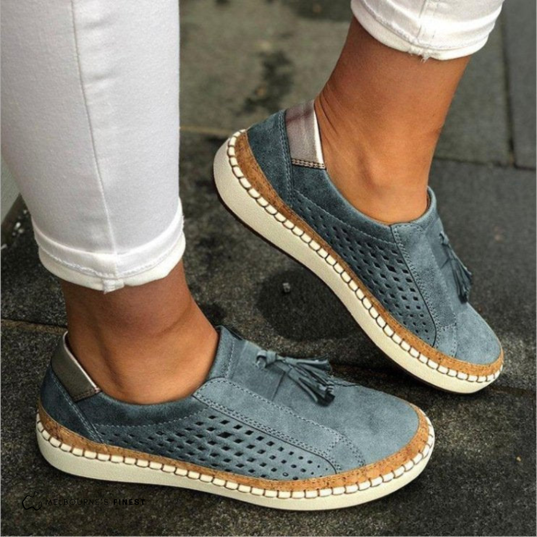 Zuela | Ortopedyczne Slip-Ons dla kobiet - Wyściełane i wspierające casualowe buty