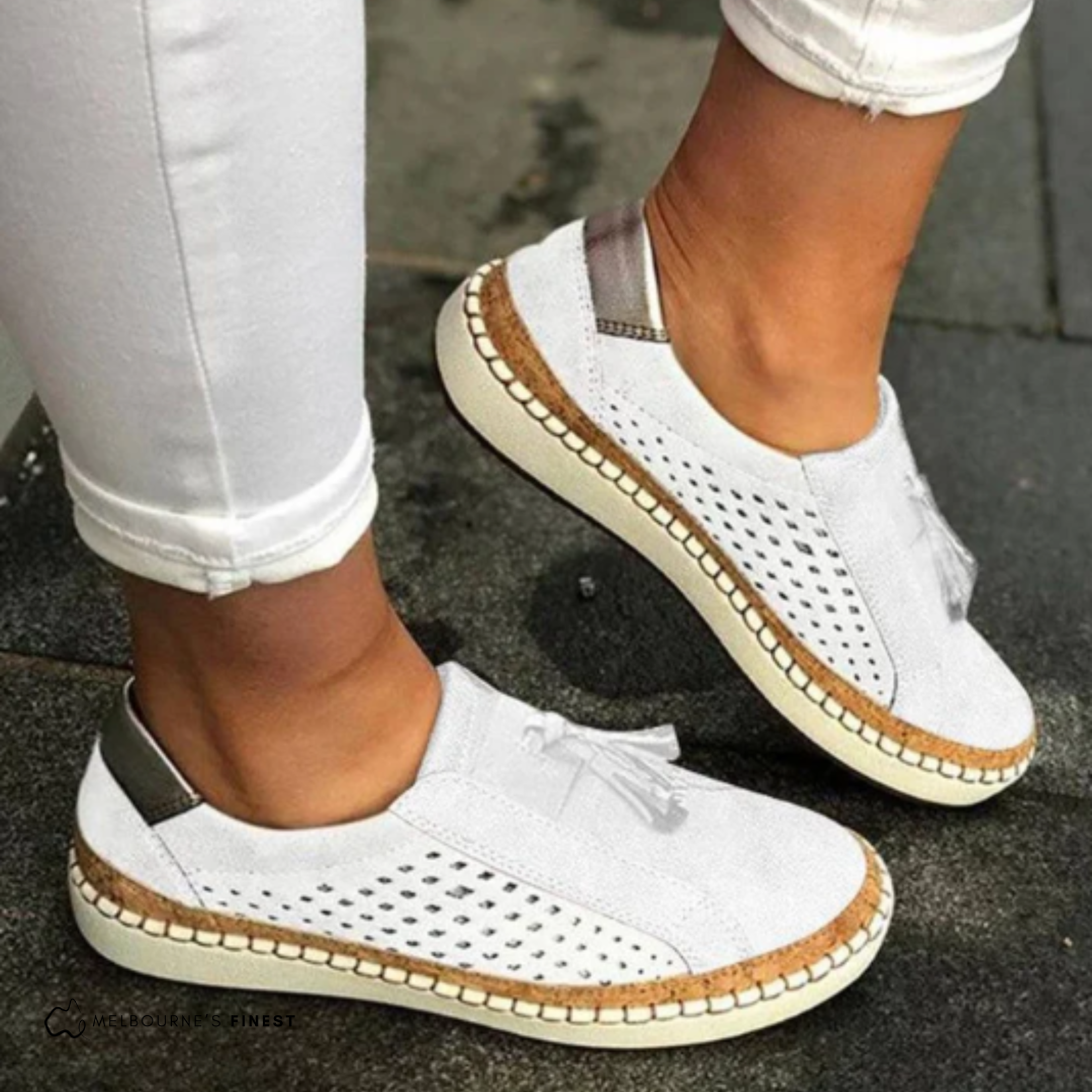 Zuela | Ortopedyczne Slip-Ons dla kobiet - Wyściełane i wspierające casualowe buty