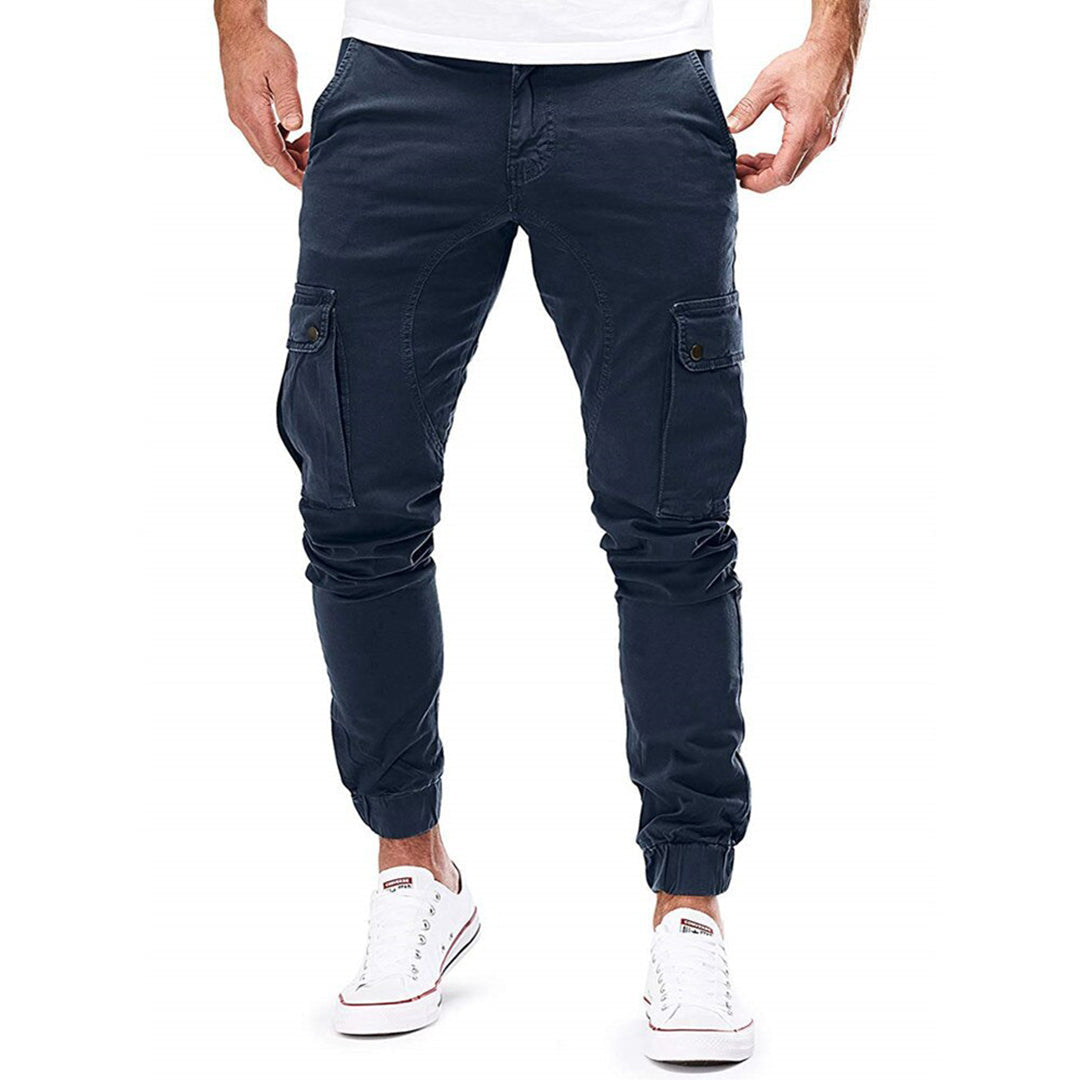 Męskie Spodnie Cargo z Wieloma Kieszeniami | Luźny Krój | Funkcjonalny Styl Outdoor i Casual | Na Co Dzień