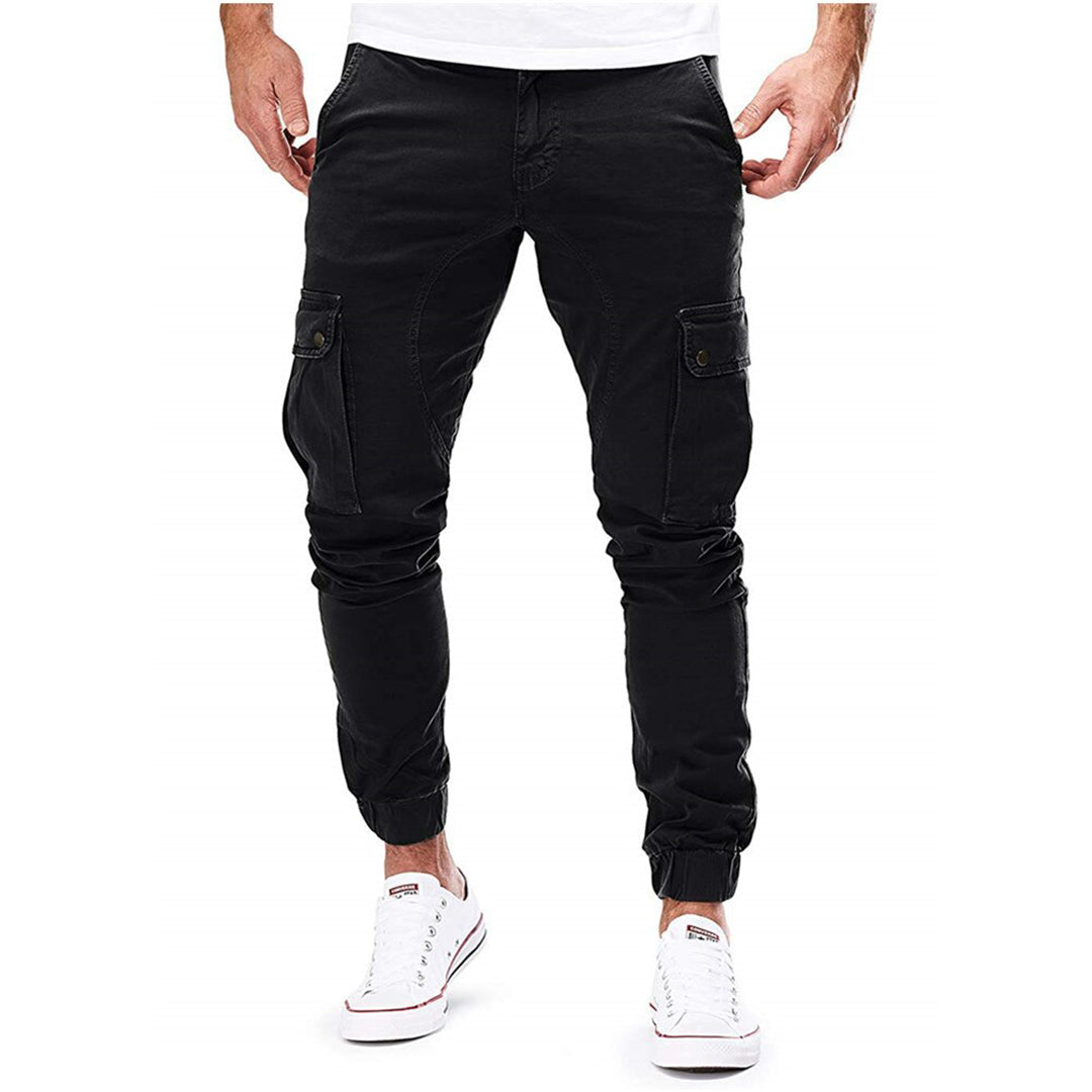 Męskie Spodnie Cargo z Wieloma Kieszeniami | Luźny Krój | Funkcjonalny Styl Outdoor i Casual | Na Co Dzień