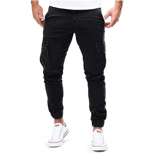 Męskie Spodnie Cargo z Wieloma Kieszeniami | Luźny Krój | Funkcjonalny Styl Outdoor i Casual | Na Co Dzień