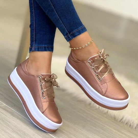 Nova | Damskie Lekkie Sneakersy Ortopedyczne | Ergonomiczne, Oddychające i Amortyzujące | Komfort na Co Dzień