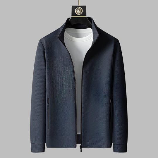 Mężczyźni | Dres Premium | Codzienny Komfort | Zapięcie na Całej Przodniej | Styl Casual