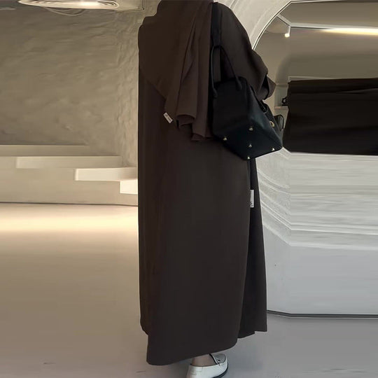 Długi Płaszcz Oversize z Prosto Cięciem dla Kobiet | Idealny na Zimę