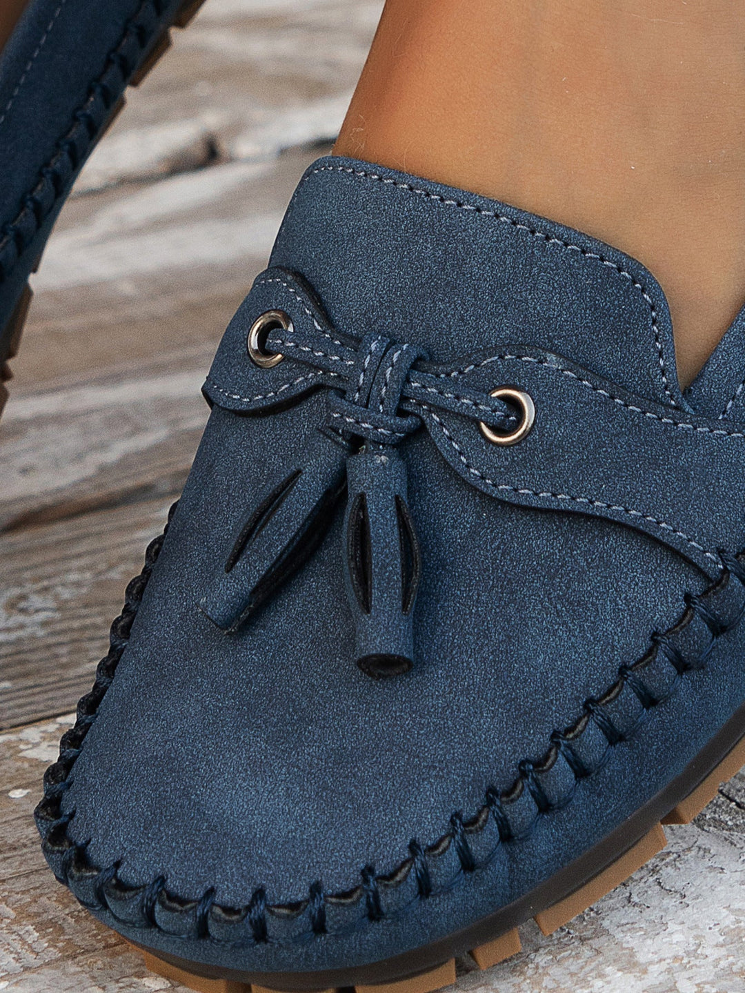 Voxa | Damskie Vintage Loafers - Stylowe Buty Slip-On z Komfortem