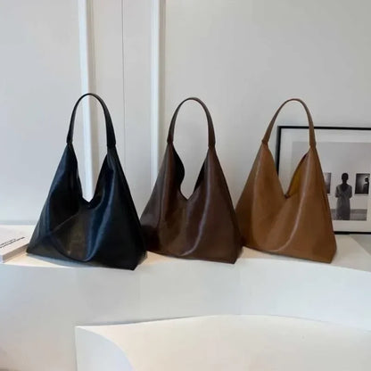 Torba shopper damska | skórzana, na laptopa