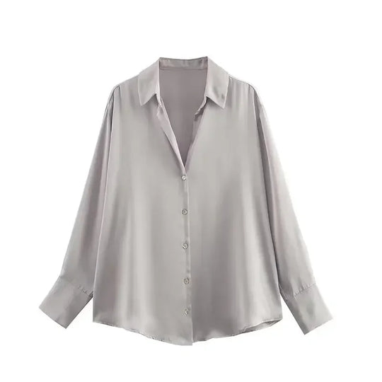 Bluzka Damska Dopasowana | Uniwersalny Krój | Do Pracy i Codziennych Stylizacji | Minimalistyczny Design | Wielozadaniowa